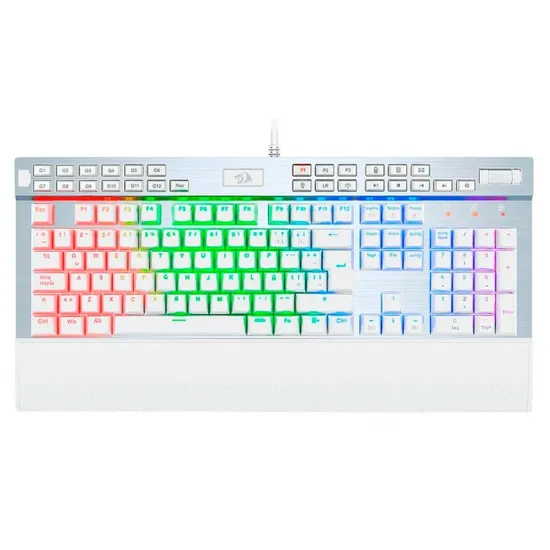 Teclado Redragon K550W-RGB-1 Yama EUA Mecânico WHT (Branco)