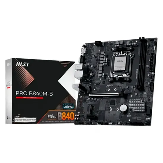 Placa-mãe AM5 MSI A620AM-B Pro Evo DDR5/HDMI/VGA