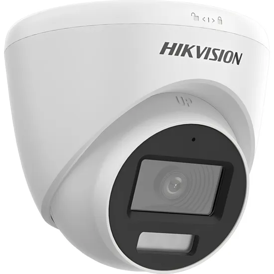 Câmera de Vigilância Hikvision Dome Turret DS-2CE78D0T-LFS - Branca/Preta