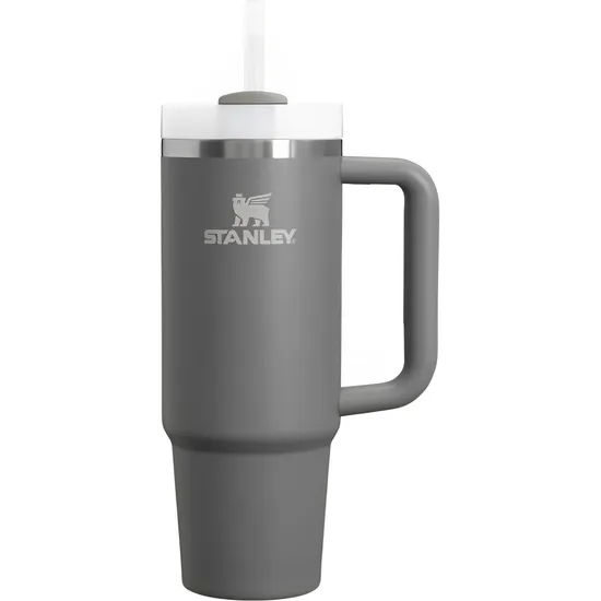 Copo Térmico Stanley Quencher H2.0 Flowstate com Canudo - Stone 887ML