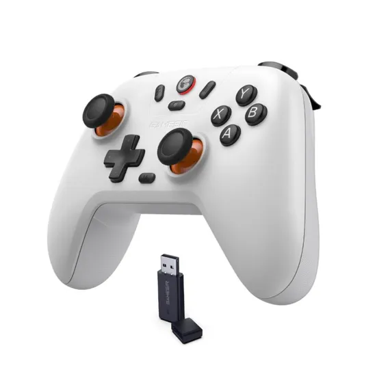Controle GameSir Tarantula Nova Lite Sem Fio para Nintendo Switch/ PC/ Steam/ iOS/ Android - Branco