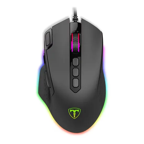 Mouse Gamer T-Dagger Battle RGB com Fio 8000 Dpi Preto T-TGM305