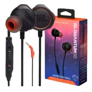 Fone de Ouvido JBL Quantum 50 com Fio / com Microfone - Preto