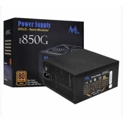 Fonte 850W Mtek PSR-850 80 Gold Semi Modular