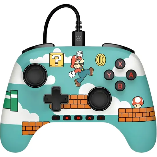 Controle Powera para Nintendo Switch 2 USB - Tempo Mario (PWA-A-15351)