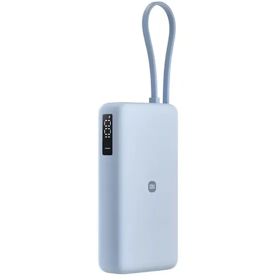 Carregador Portátil Xiaomi Power Bank PB2067 20000 mAh com Saídas USB e 2 USB-C Azul Gelo