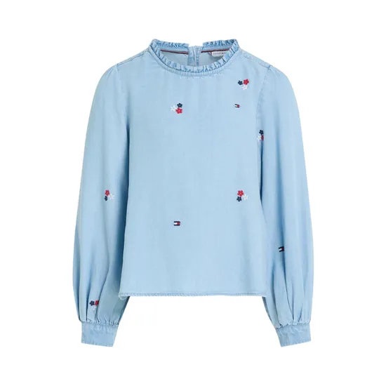 Blusa Manga Longa Infantil Menina Tommy Hilfiger KG0KG08047 1A7