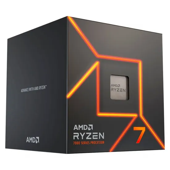 Processador AMD AM5 Ryzen R7 7700 Box 32MB 3.8GHZ c/Cooler 100-100000592B0 X