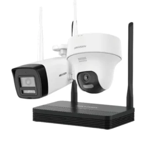 Kit Hikvision NVS WiFi IP 2 Câmeras Bullet/Turret 4MP + NVR NKS424W02H