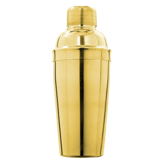 Coqueteleira de Aço Inox 550 ml com Coador para Preparo de Drinks, Caipirinha e Bebidas