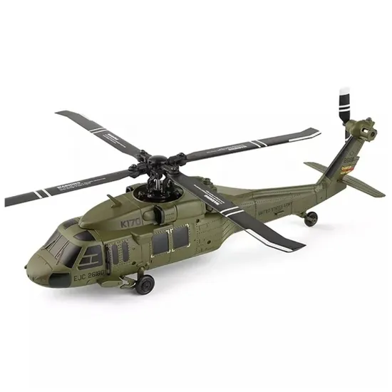 Helicóptero Wltoys Flybarless UH-60L Black Hawk K170