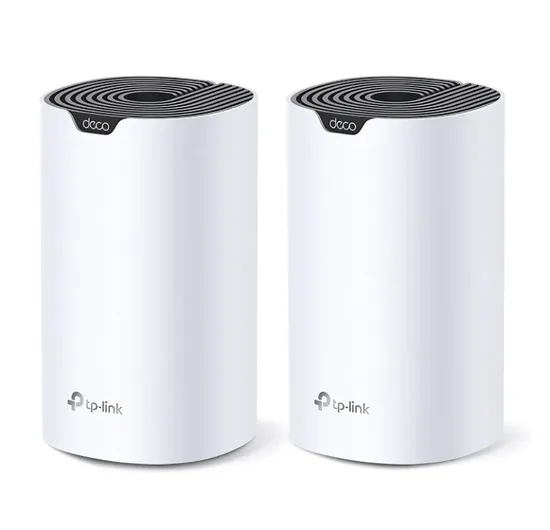 Roteador TP-Link Deco S7 Mesh AC1900 Wi-Fi Dual Band 5GHz 1300Mbps - Branco (Pacote com 2)
