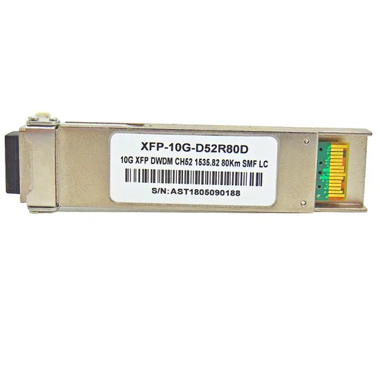 Cabo F. M XFP 10G 80 KM LC 1535.82 CH 52 D52R80D com Cisco Mux-Demux