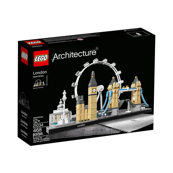 Jogo de Construção Lego Architecture Londres 21034 468 Peças
