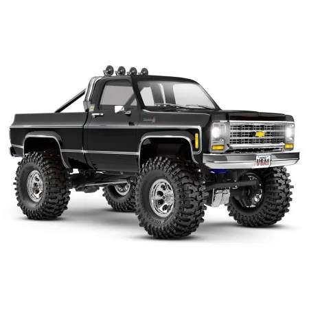 Carro Traxxas 1/18 TRX-4 Cheyenne 79 K10 Crawler RTR TQ PRETO 97064-1