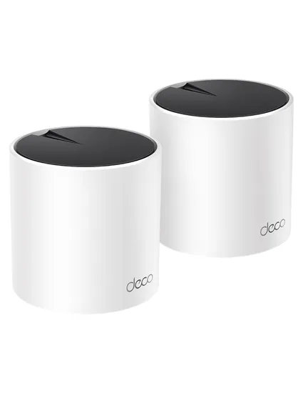 Kit TP-Link Deco X55 (2 Unidades) Malha Wi-Fi 6 Doméstica Dual AX3000