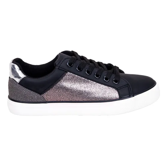 Calçado Royal County Of Berkshire Preto com Prata Feminino 37