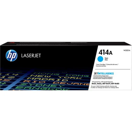 Cartucho de Toner HP 414A W2021A Ciano