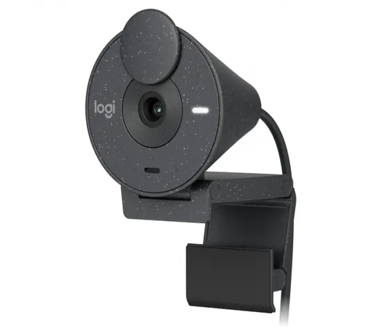Webcam Logitech Brio 300 Full HD 960-001413 Grafite