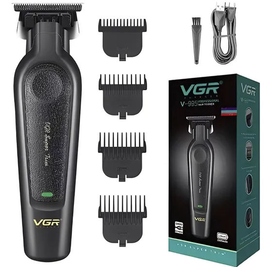 Cortador de Cabelo VGR V-995 Recarregável - Preto