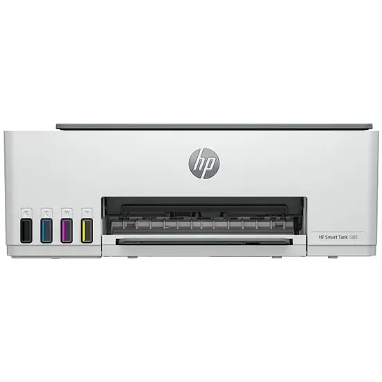 Impressora Multifuncional HP Smart Tank 580 com Wi-Fi 100 - 240 V ~ 50/60 Hz - Branco/Cinza
