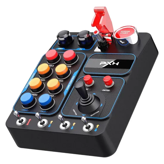 Painel de Controle Caixa de Controle PXN CB1 para PC - Preto