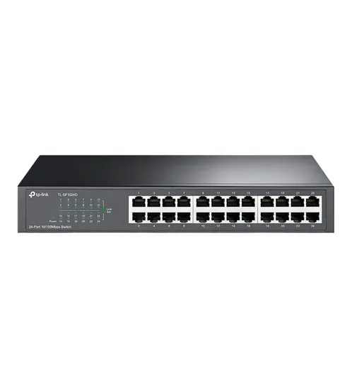 Hub Switch TP-Link 24 Portas TL-SF1024D 10/100 Montável em Rack