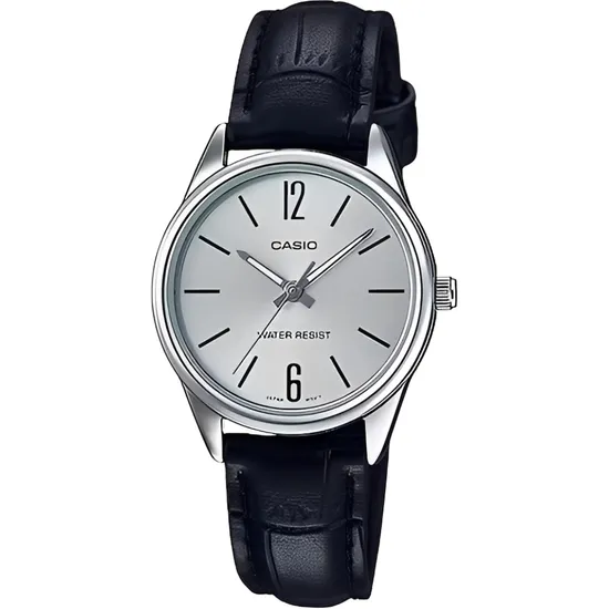 Relógio Casio LTP-V005L-7BUDF Analógico Feminino - Prata/Preto