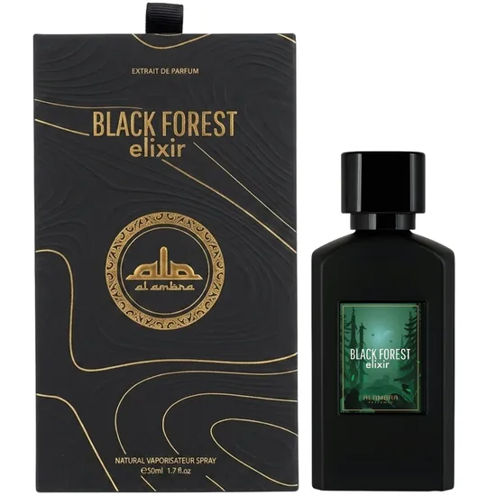 Perfume Al Ambra Black Forest Elixir Eau de Parfum Masculino - 50ML