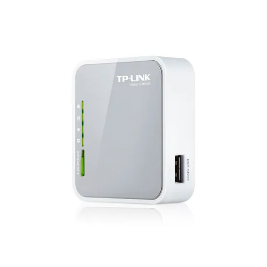Roteador wireless portátil TP-Link TL-MR3020 - 3G/4G - 10/100MBPS - Cinza e branco
