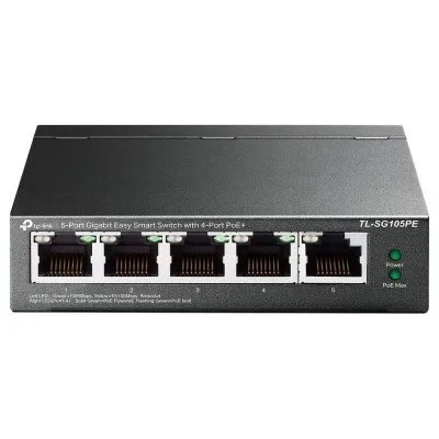 Hub 5 Portas Tp-Link TL-SG105PE 10/100/1000 Ethernet