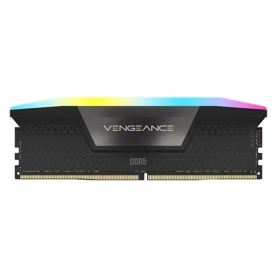 Kit de Memória RAM Corsair Vengeance RGB 16GB DDR5 5600MHz - CMH16GX5M1B5600C40