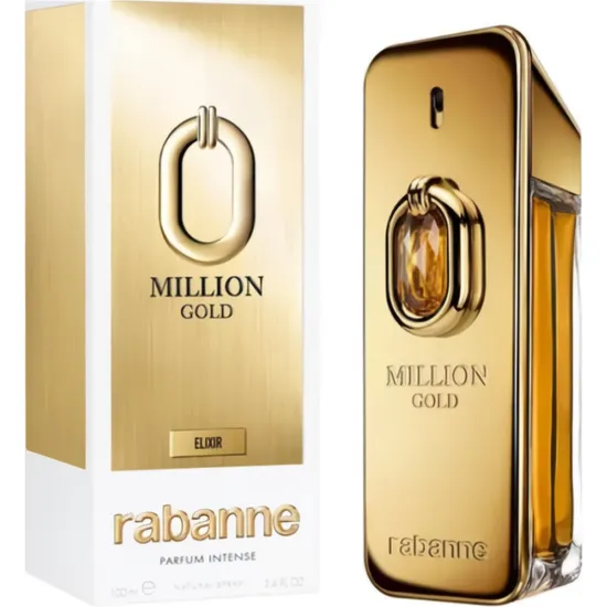 Perfume Paco Rabanne 1 Million Gold Elixir Parfum Intense Masculino 100ml