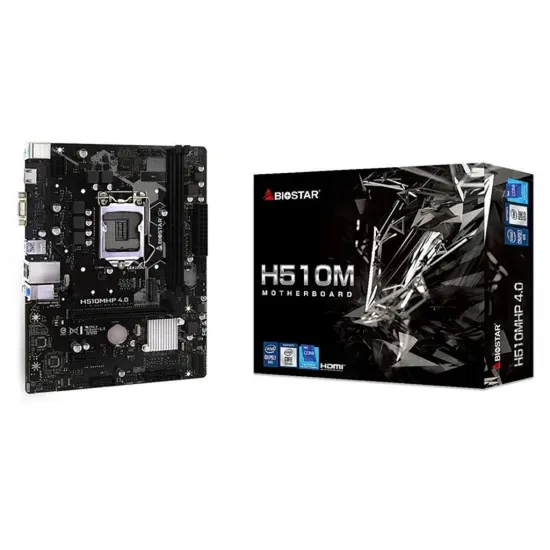 Placa Mãe Intel 1200 Biostar H510MHP 4.0 Micro ATX DDR4