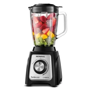 Liquidificador Mondial Turbo Glass L-1400W - 1400W - 2,2L - 220V 50/60Hz - Preto