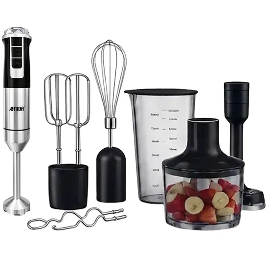 Misturador Onida ON-604 - 1200W - 7 em 1 - 220V 50/60Hz - Preto e Inox