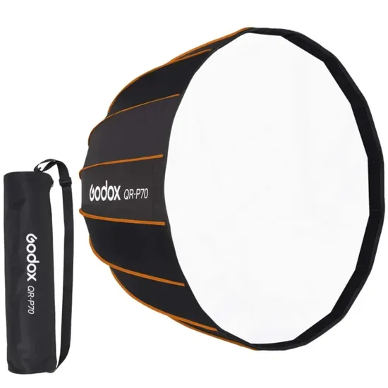 Softbox Parabólica Godox QR-P70 com Grid