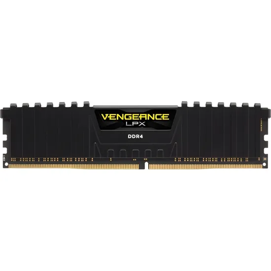 Memória RAM DDR4 Corsair Vengeance LPX 2666 MHZ 16 GB - Preto (CMK16GX4M1A2666C16)