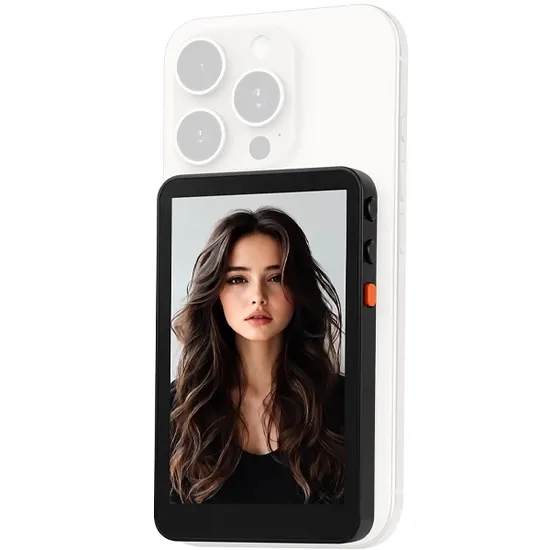 Carregador de Selfie Magnético Prosper A2 1.500 MAh com Bluetooth/Wi-Fi - Cinza