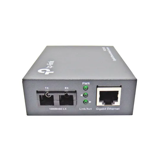 Conversor de Mídia Fibra TP-Link MC210CS Gigabit Modo Único