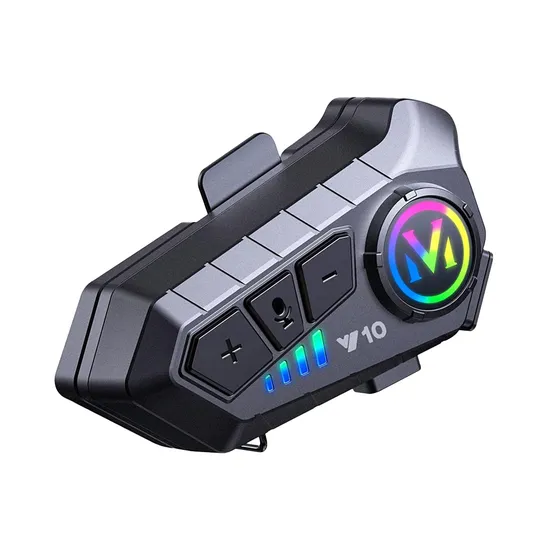 Intercomunicador para Capacete TKY10 - Bluetooth - Recarregável - Preto
