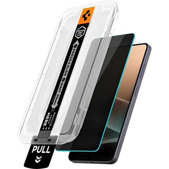 Película de Vidro Protetora Spigen Glas.TR Ez Fit Pro Privacidade AGL11081 para Samsung Galaxy S26+ - 2 Peças