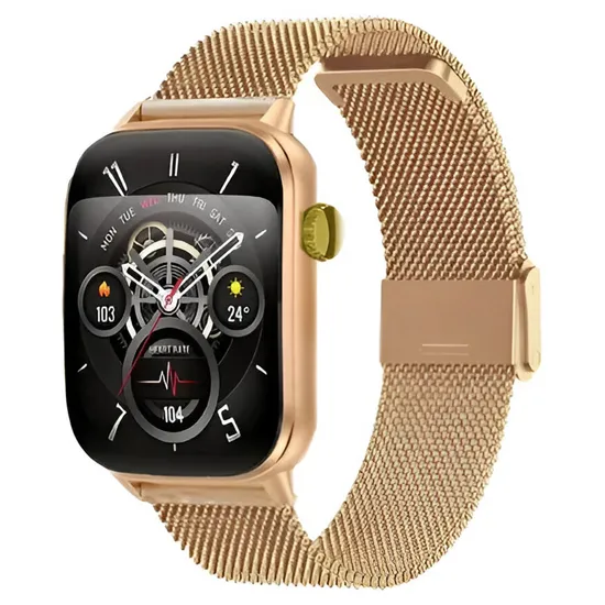 Smartwatch G-Tide S6 Pro Bluetooth Pulseira Extra Dourado