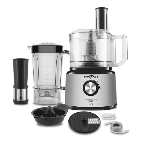 Processador Britânia BMP2700P Inox 900W 2.7L 220V