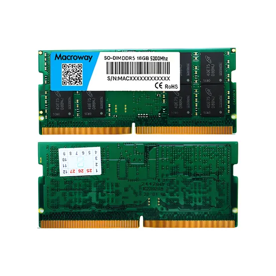 Memória RAM Macroway So-DIMM - 16GB - DDR5 - 5200MHz - para Notebook