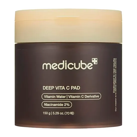 70 Unidades de Almofadas Tônicas Medicube Deep Vita C