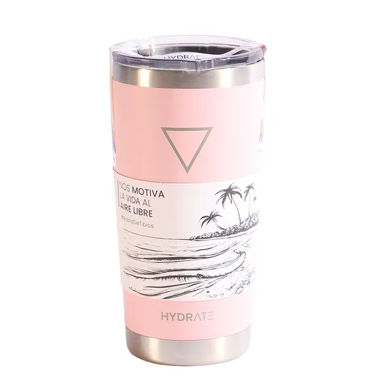 Copo Térmico Hidrate 591ML Rosa Pastel