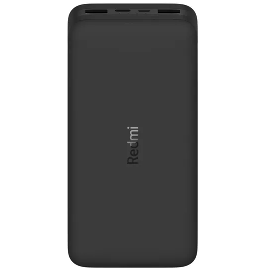 Carregador Portátil Xiaomi Redmi PB200LZM Turbo - 20000MAH - 2XUSB/Micro USB/Tipo C - Preto