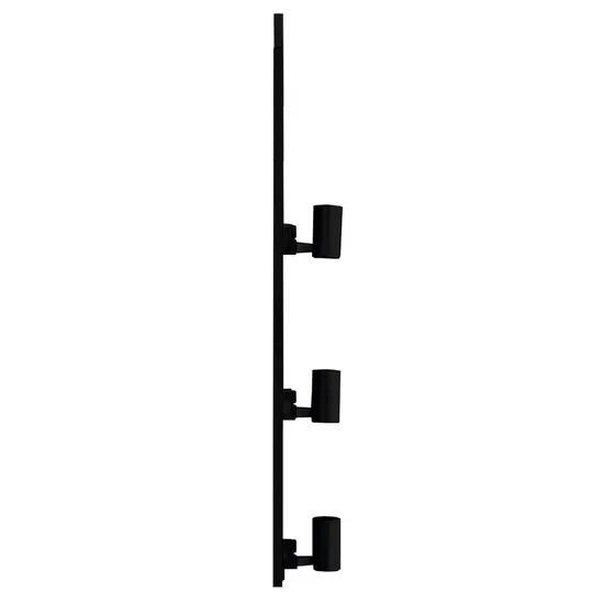 Suporte com Lâmpada com Trilho 1M 10W 6500K Preto
