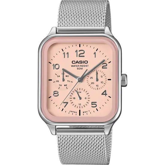 Relógio Casio MTP-M306M-4AVDF Masculino Rosa/Prata